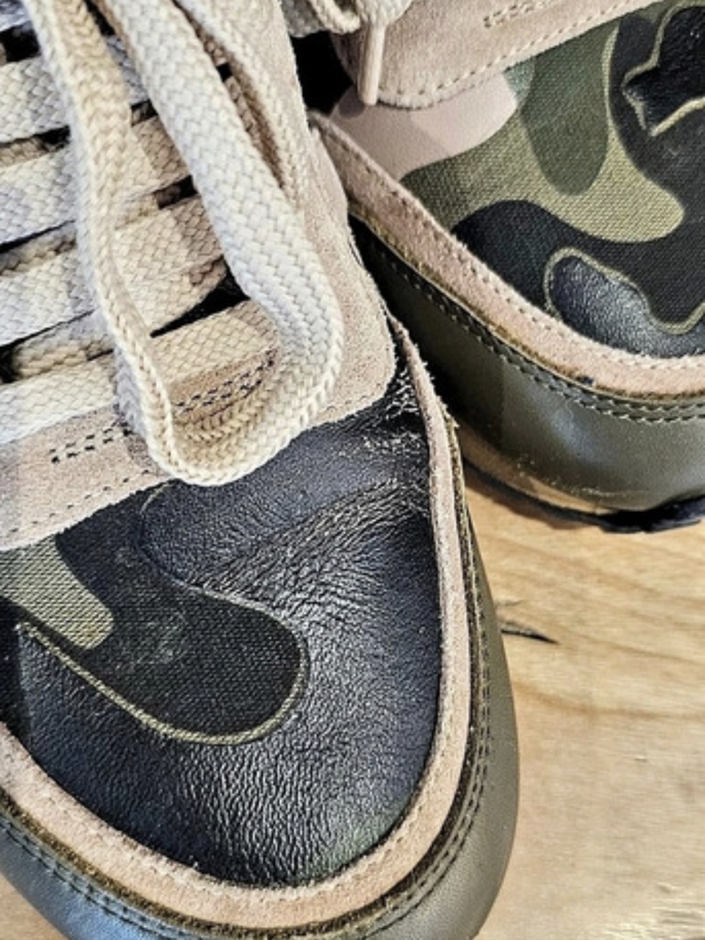 Valentino Camo Sneakers in Green & Black - Picture 8 of 8